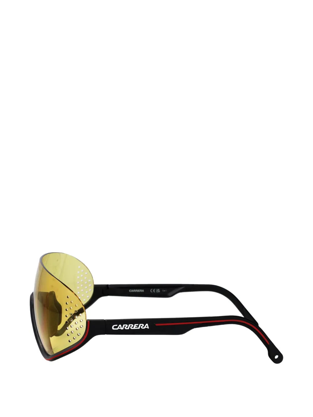 Carrera Zonnebril met geperforeerde details Zwart