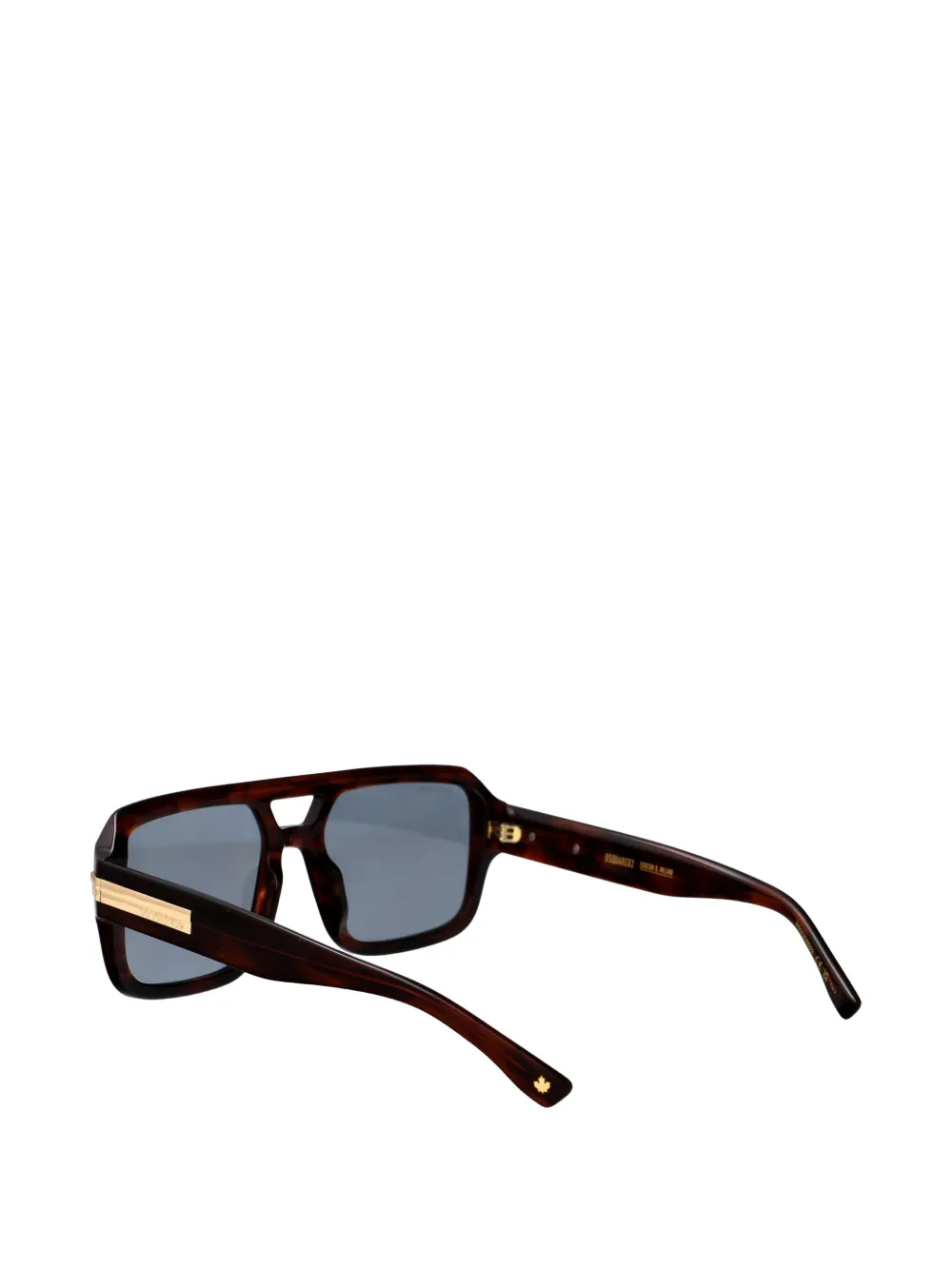 DSQUARED2 EYEWEAR Zonnebril met browline montuur Bruin