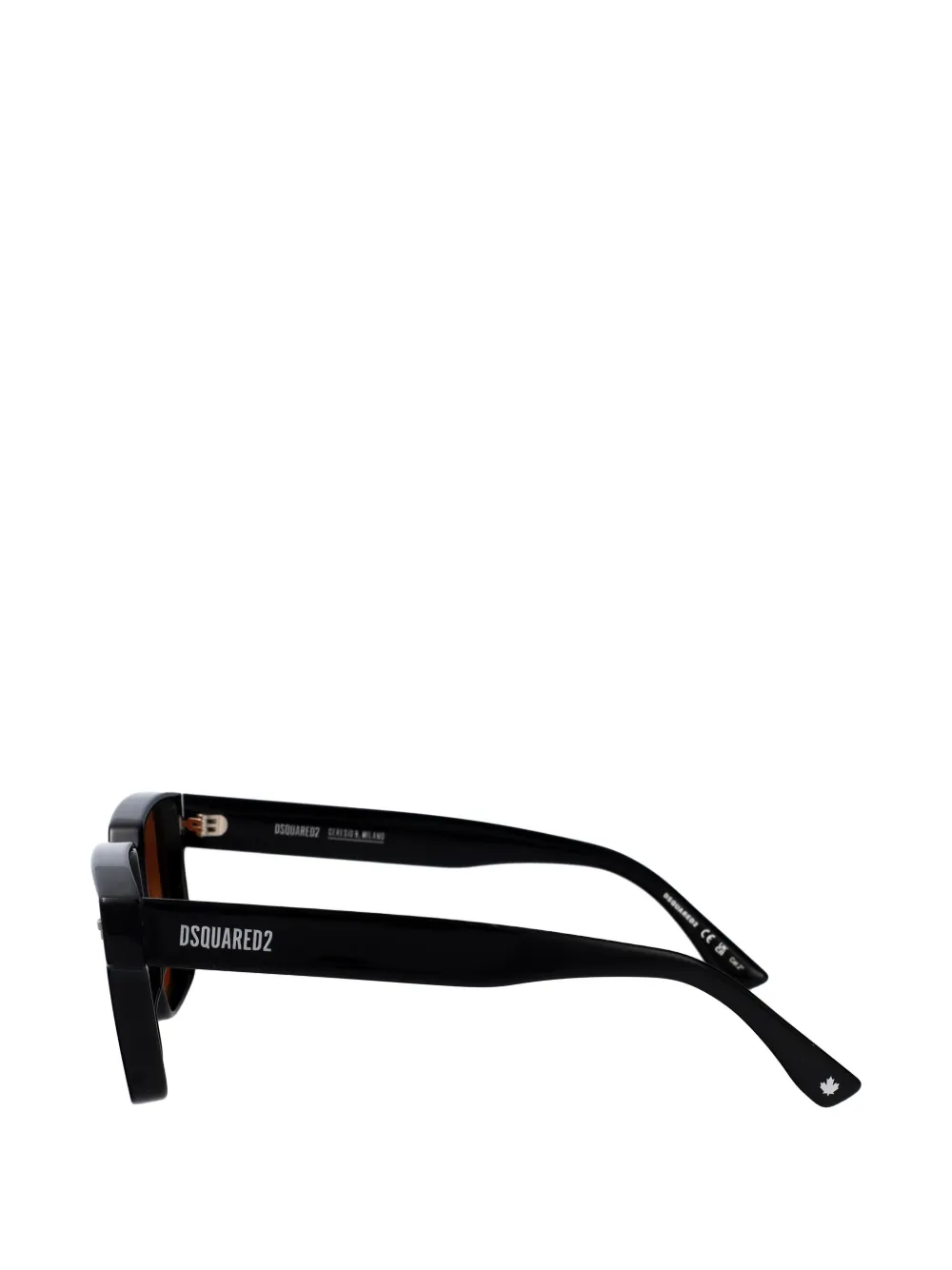 DSQUARED2 EYEWEAR Zonnebril met vierkant montuur Zwart