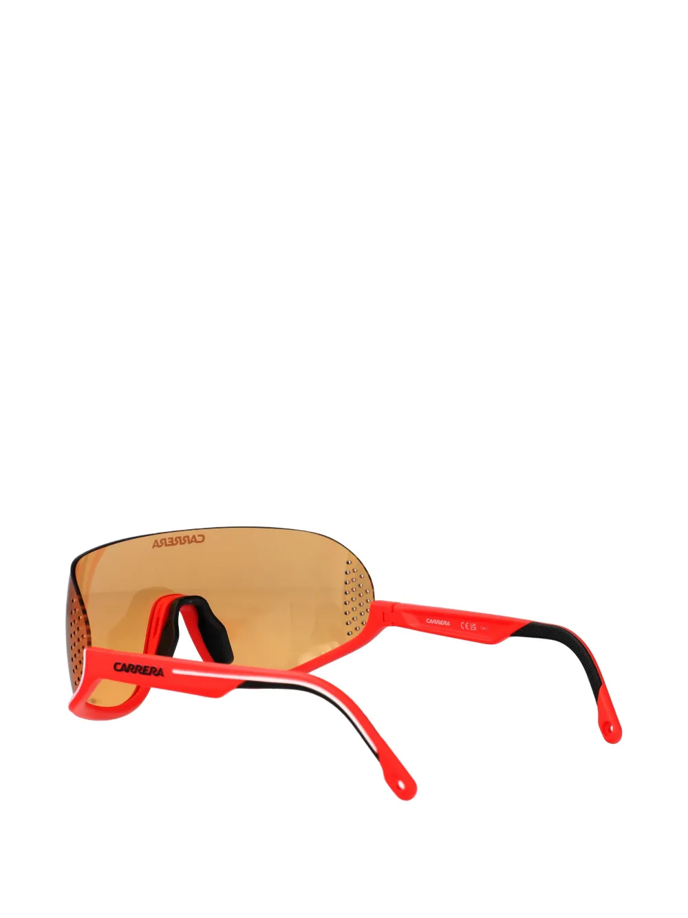 Carrera Zonnebril met geperforeerd montuur Rood
