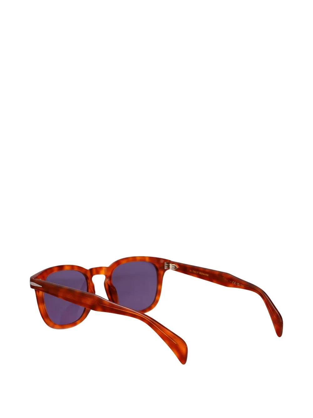 Eyewear by David Beckham Zonnebril met vierkant montuur Bruin