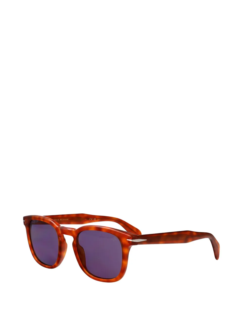 Eyewear by David Beckham Zonnebril met vierkant montuur Bruin