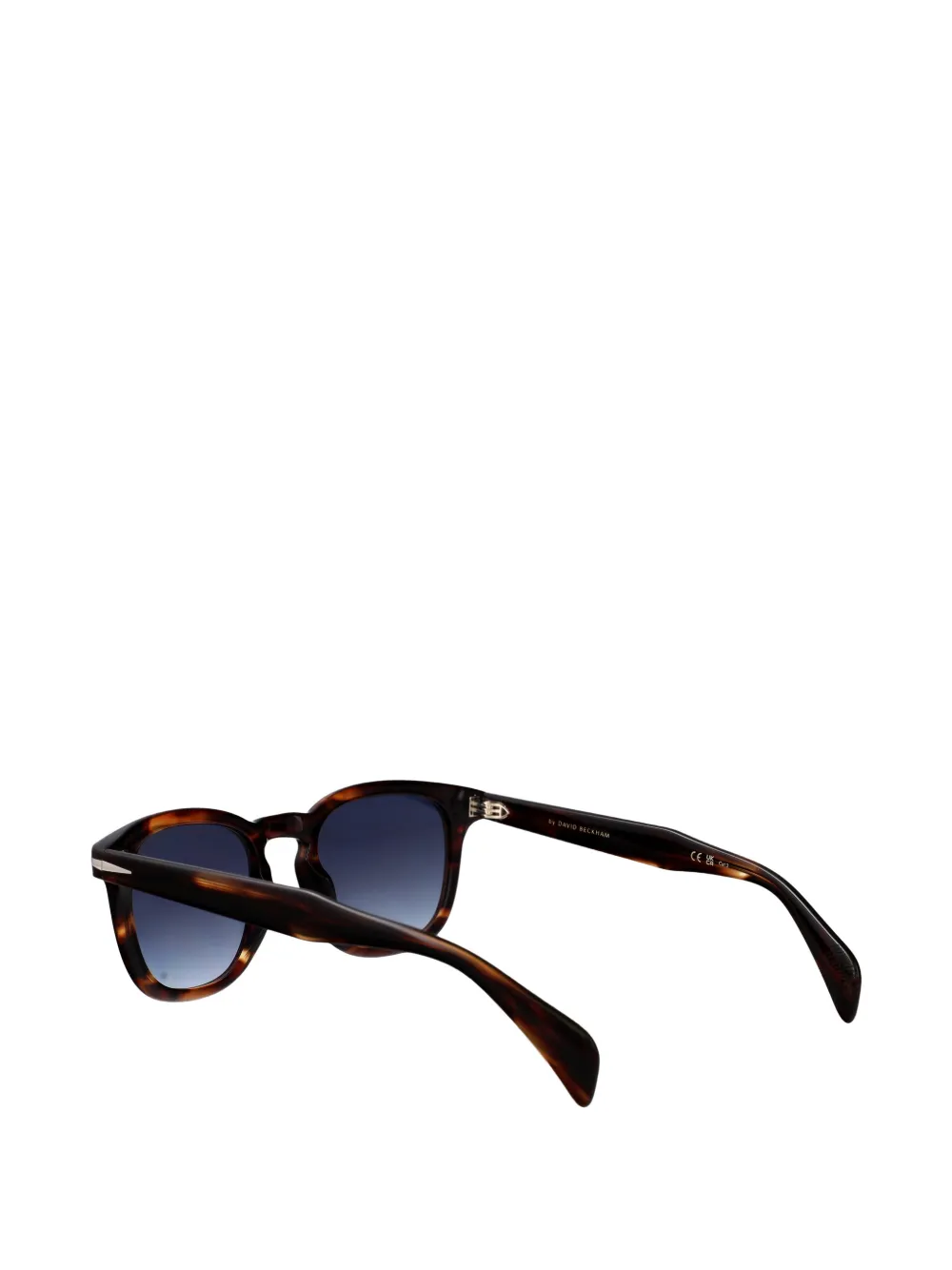 Eyewear by David Beckham Zonnebril met rond montuur Bruin