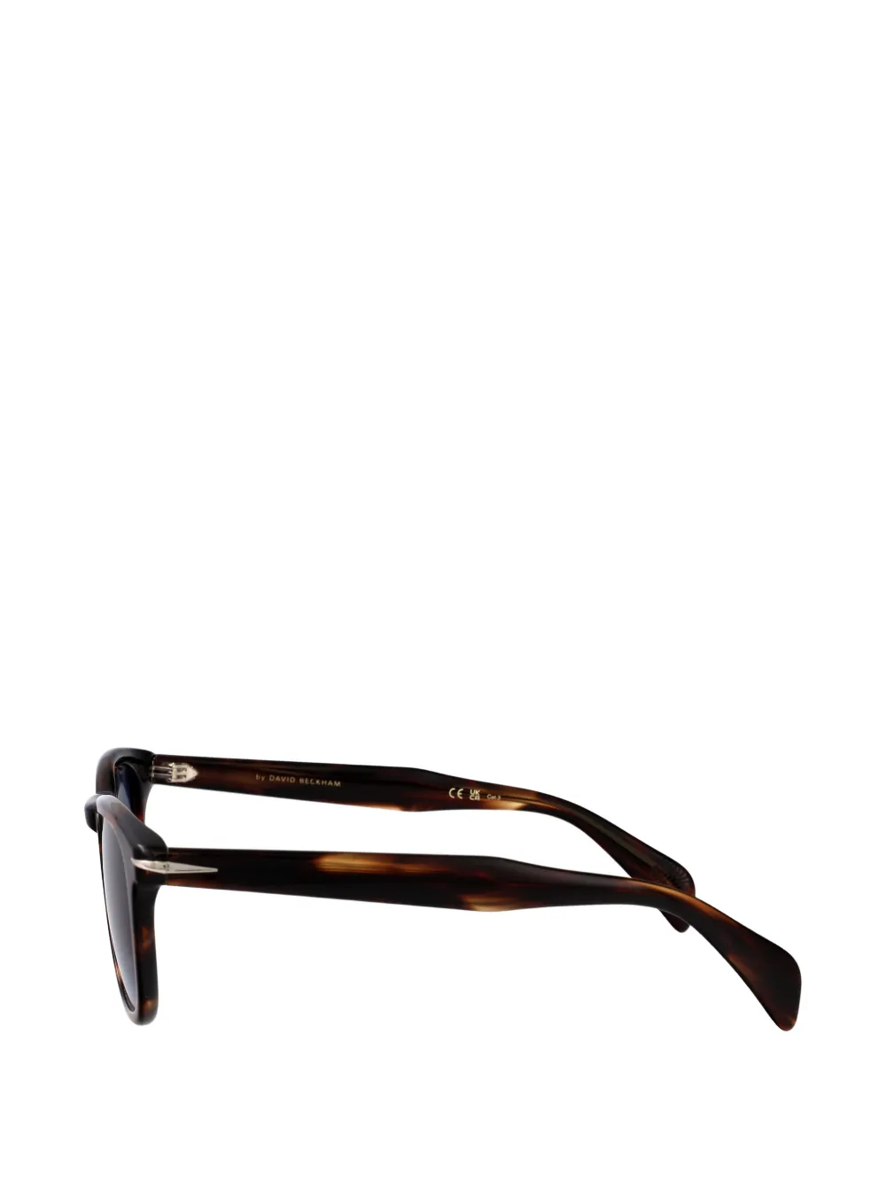 Eyewear by David Beckham Zonnebril met rond montuur Bruin