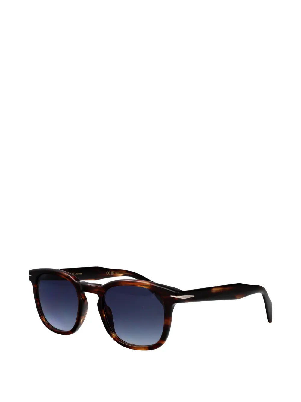 Eyewear by David Beckham Zonnebril met rond montuur Bruin