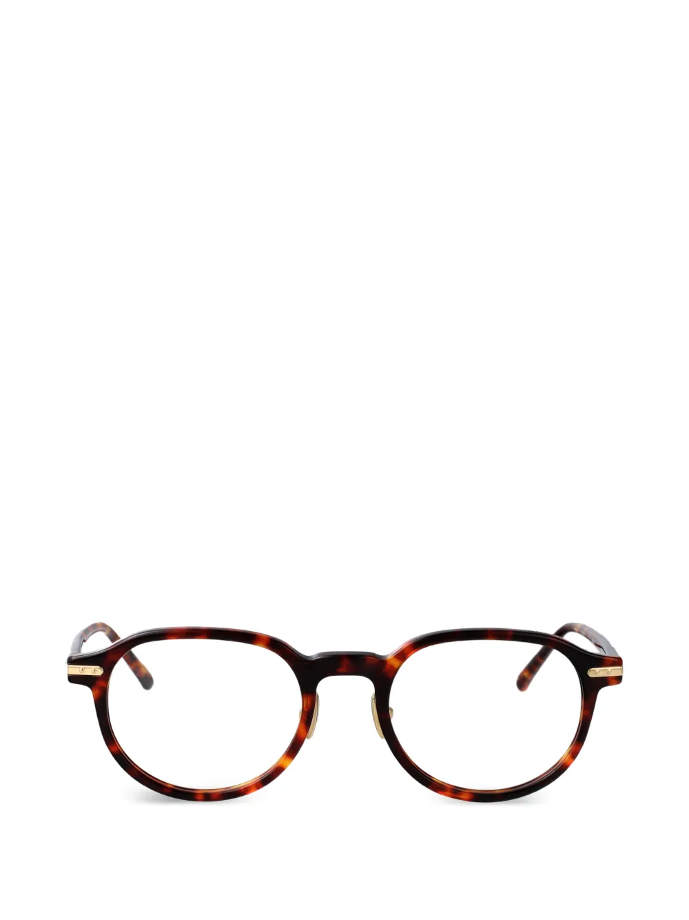 Linda Farrow Newel round glasses - Marrone