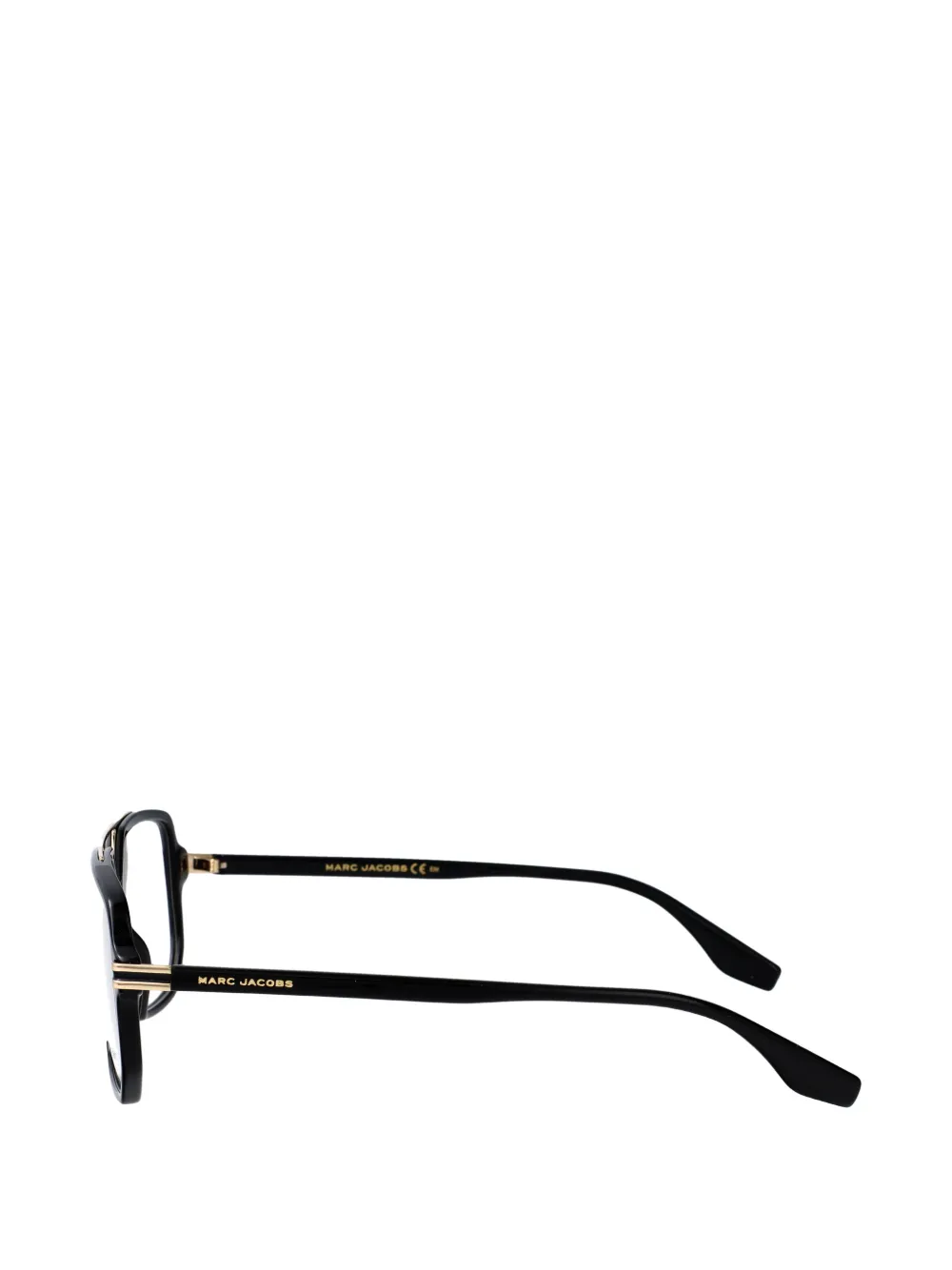 Marc Jacobs Eyewear Bril met geometrisch browline montuur Zwart