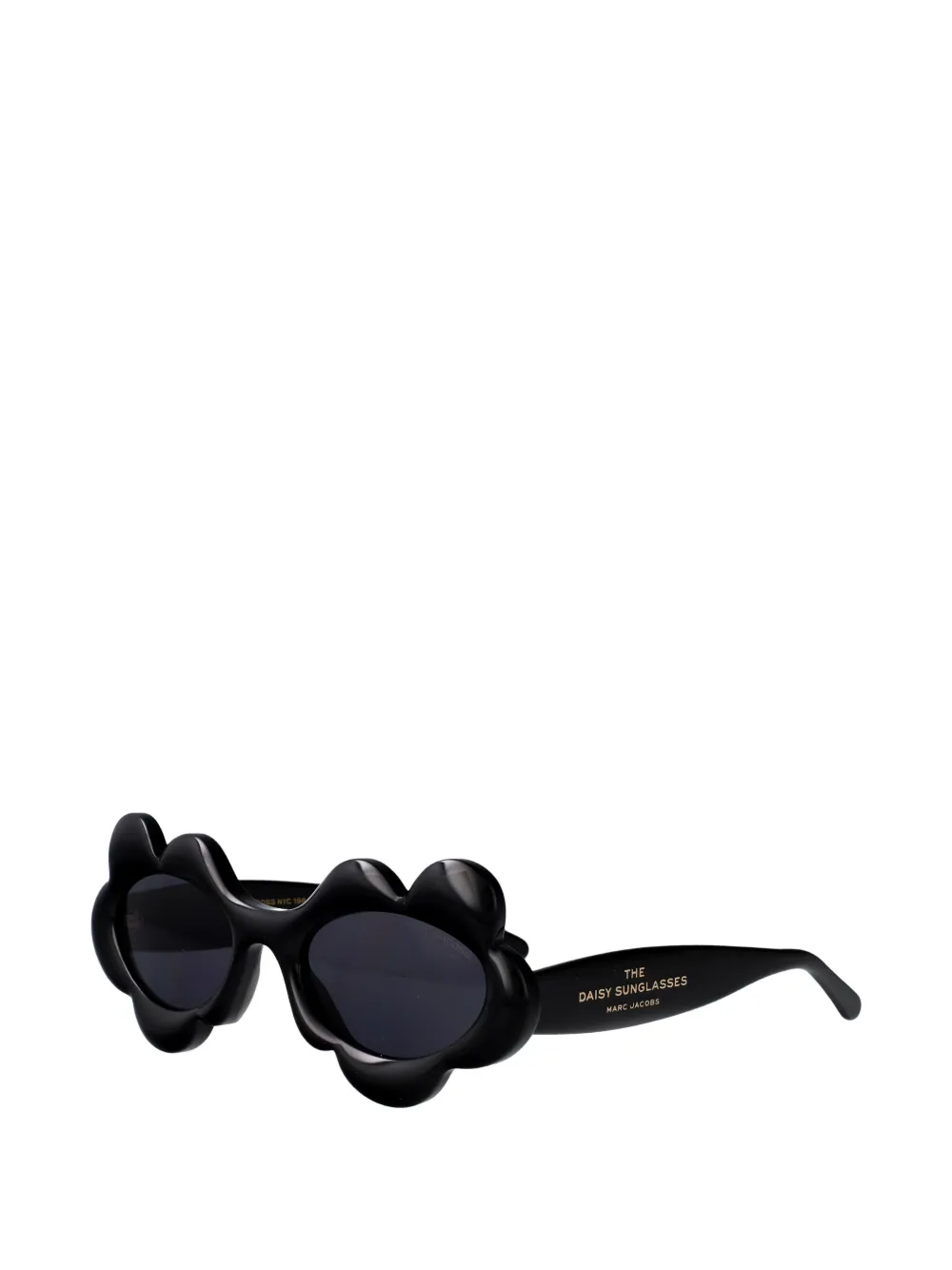 Marc Jacobs Eyewear Zonnebril met bloemvormig montuur Zwart