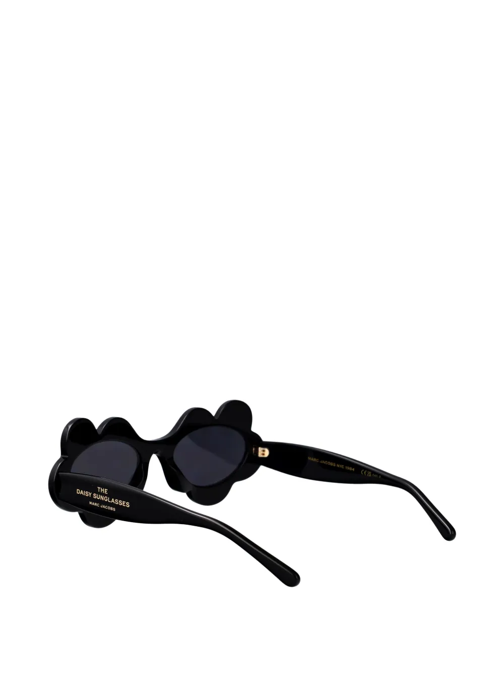 Marc Jacobs Eyewear Zonnebril met bloemvormig montuur Zwart