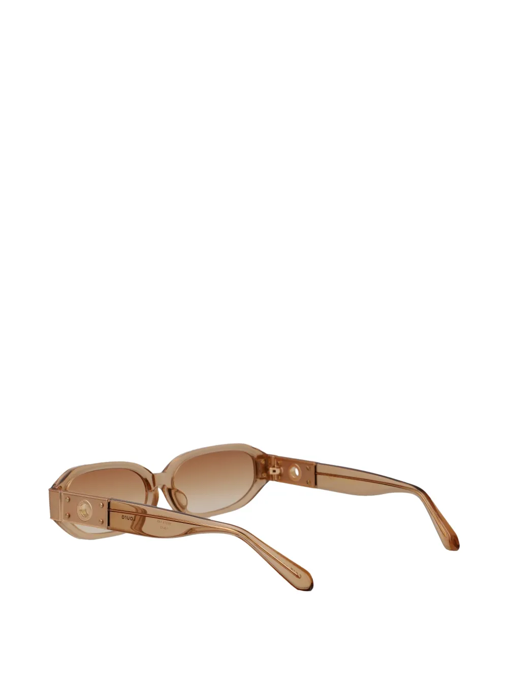 Linda Farrow Laura zonnebril met detail Bruin