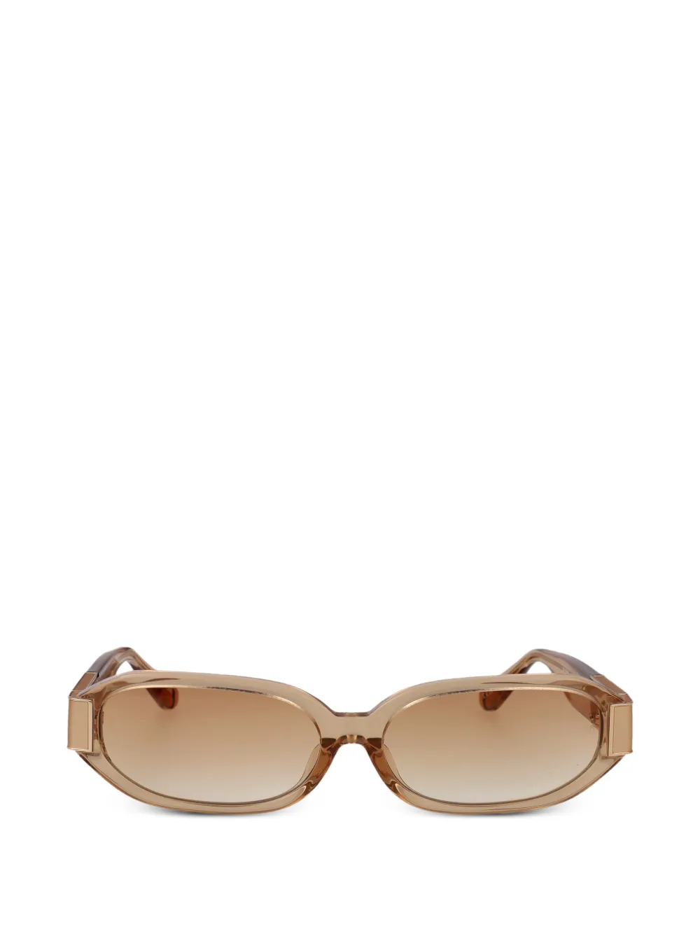 Linda Farrow Laura detail sunglasses - Marrone