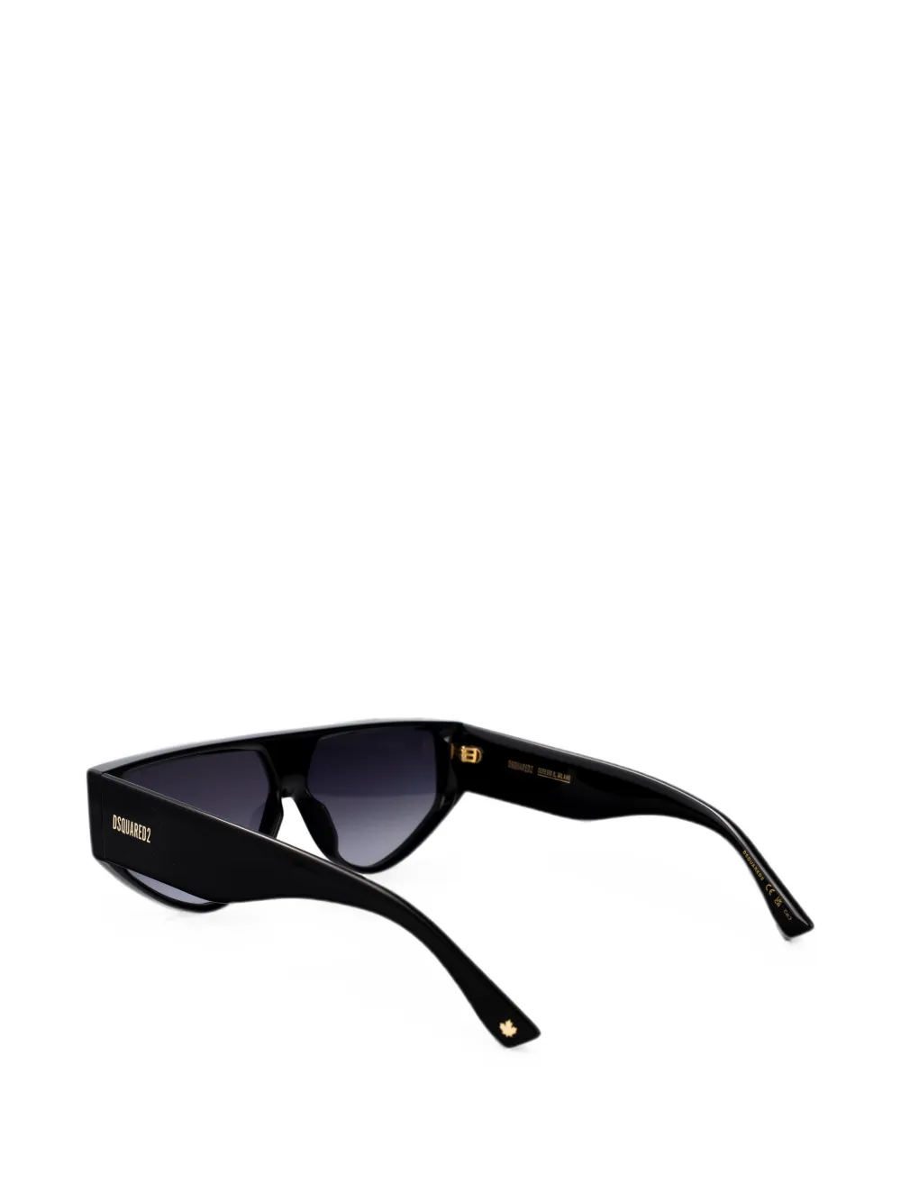 DSQUARED2 EYEWEAR Zonnebril met cat-eye montuur Zwart