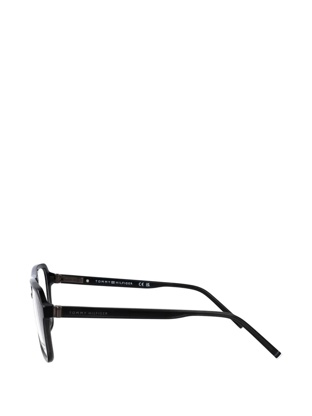 Tommy Hilfiger Bril met browline montuur Zwart