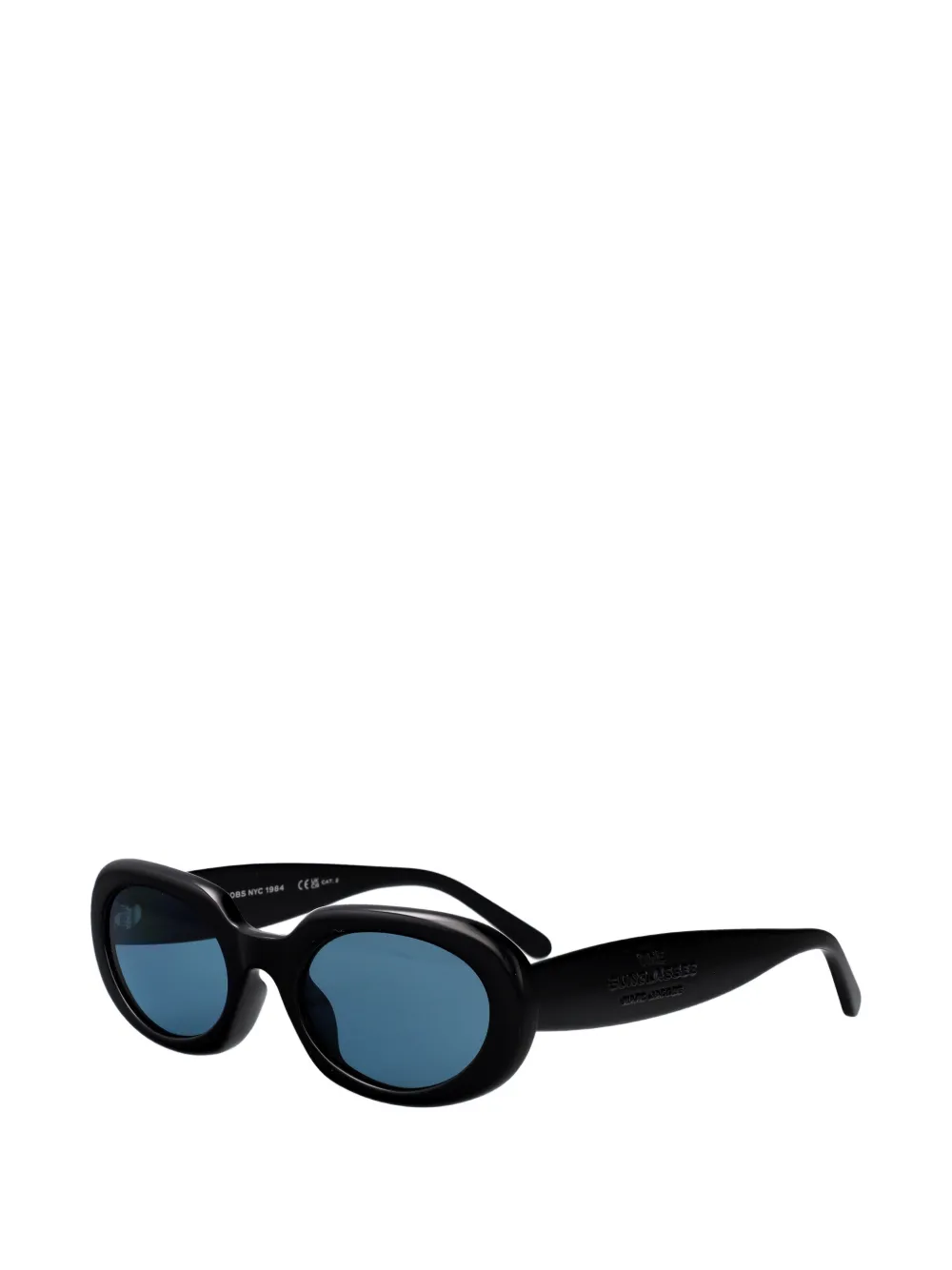 Marc Jacobs Eyewear Zonnebril met ovalen montuur Zwart