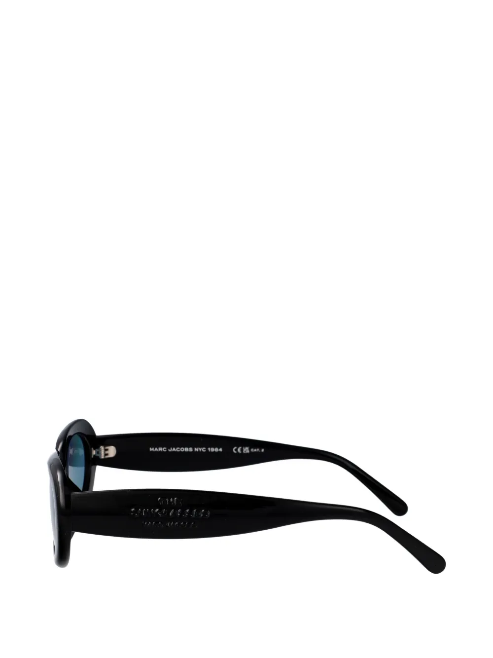 Marc Jacobs Eyewear Zonnebril met ovalen montuur Zwart