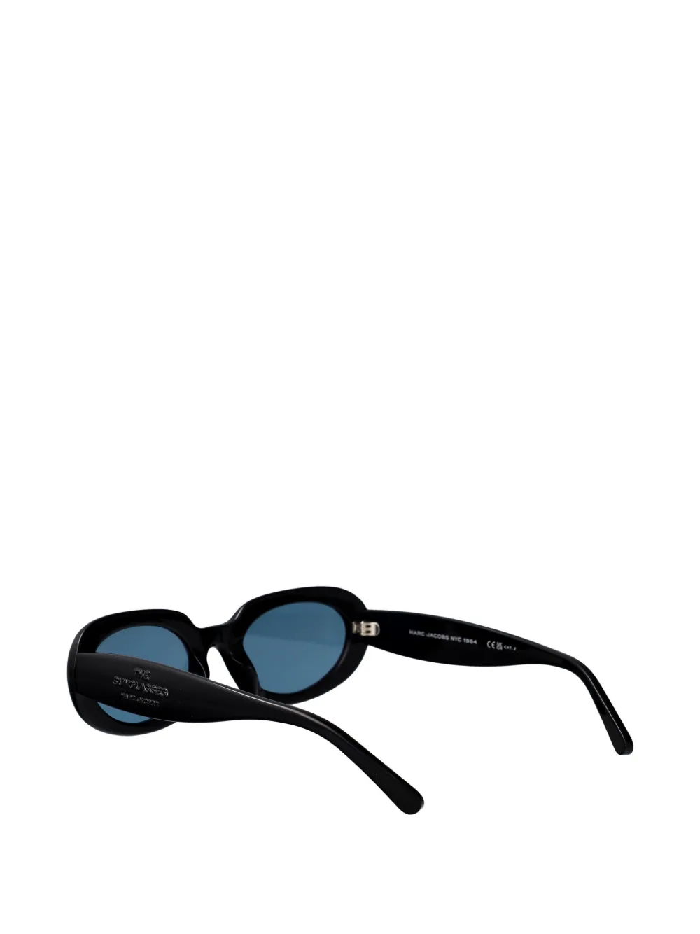 Marc Jacobs Eyewear Zonnebril met ovalen montuur Zwart