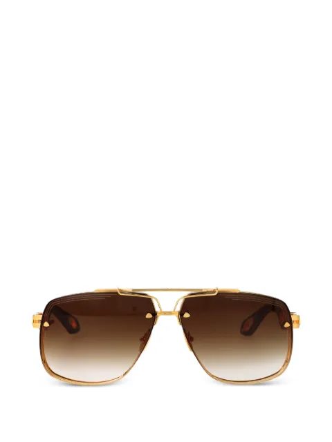 Maybach eyewear The King II titanium browline sunglasses