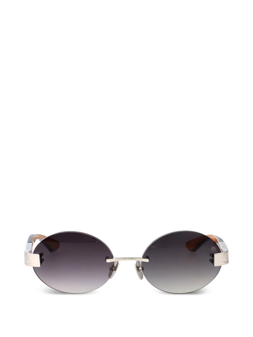 Maybach eyewear The Magic II round sunglasses - Argento