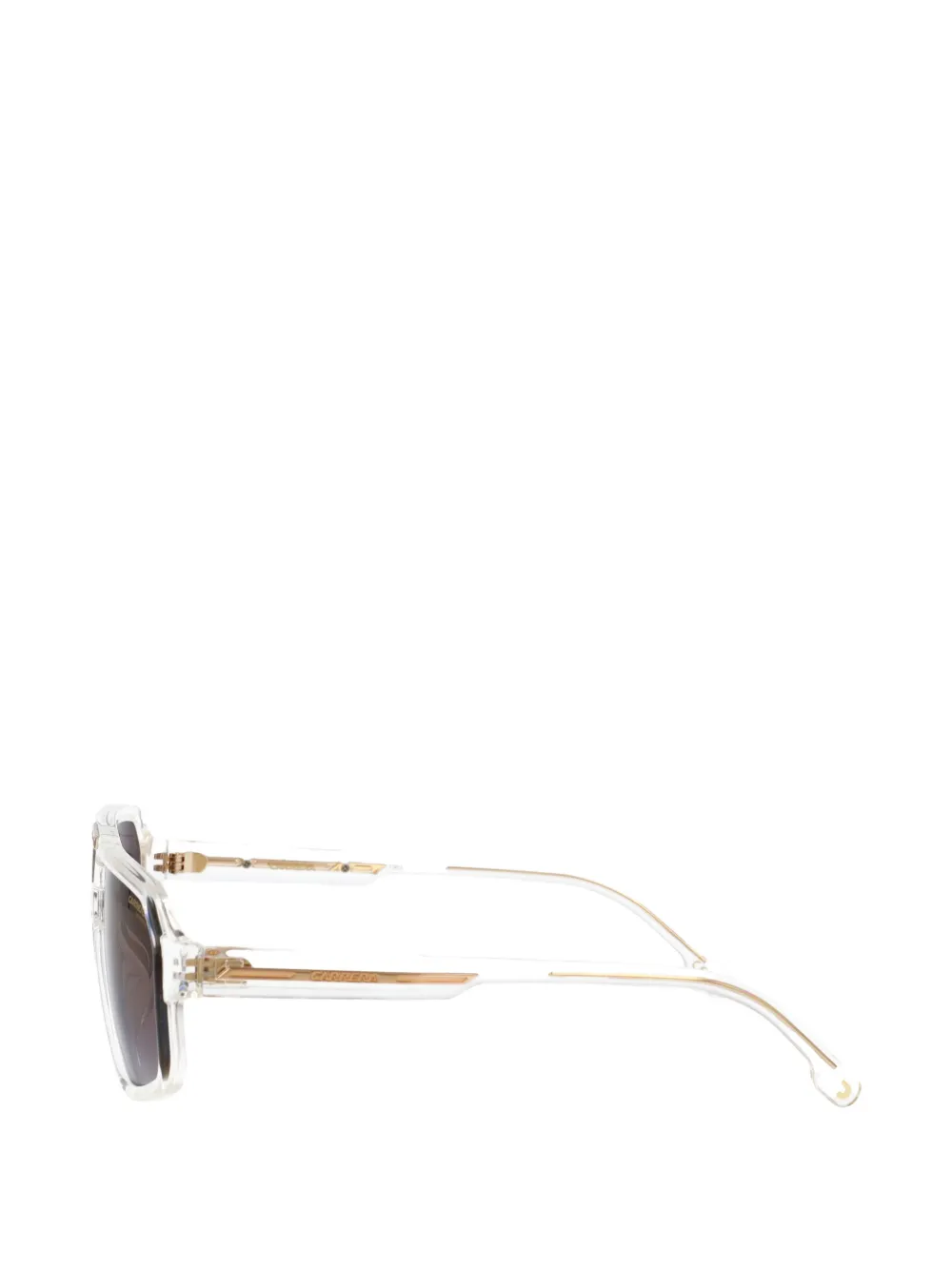 Carrera Victory zonnebril met browline montuur Beige