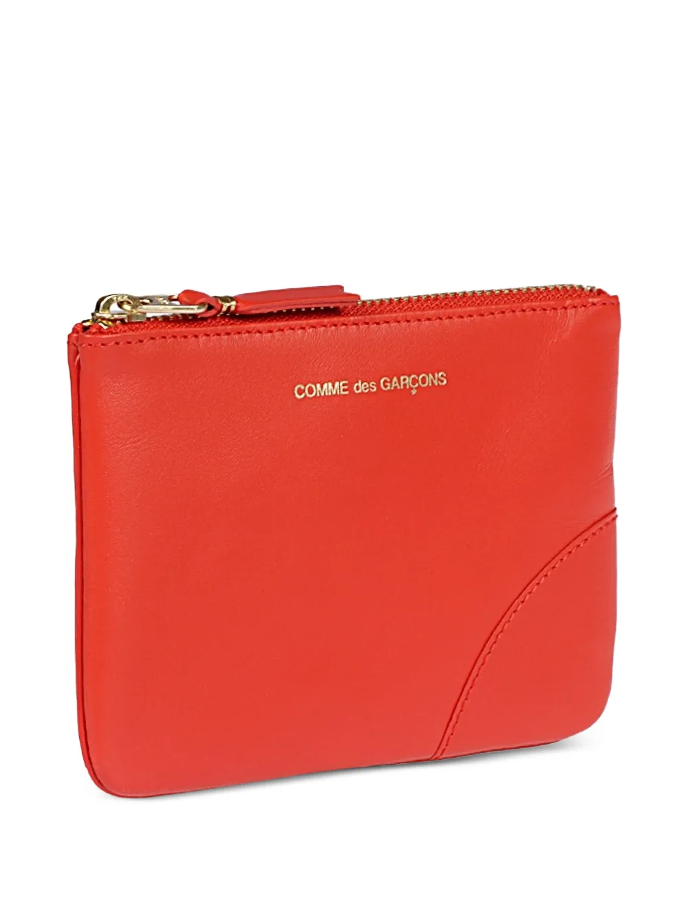 Comme Des Garçons Wallet Classic leren portemonnee Oranje