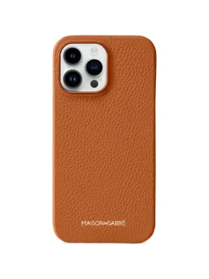 MAISON De SABRÉ iPhone 14 Pro Max レザーケース | ピンク | FARFETCH JP