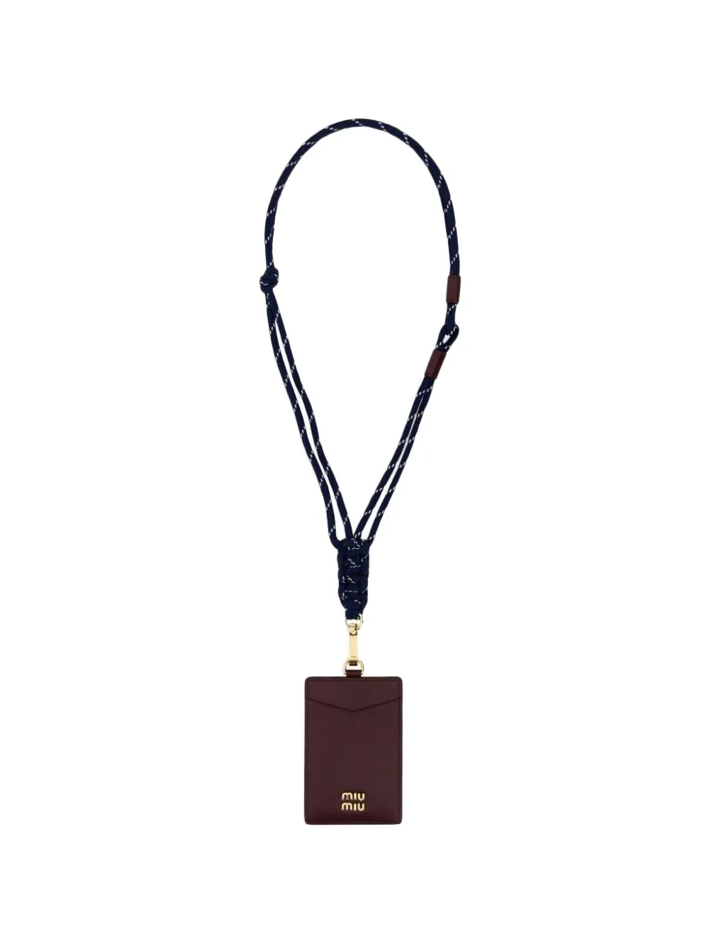 Miu Miu Klassisches Kartenetui - Braun