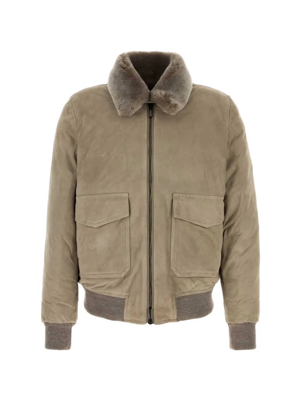 Moorer Antenore leather jacket - Nude