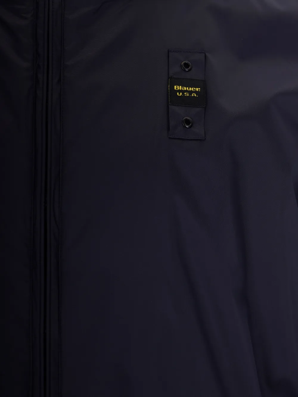 Blauer Lichtgewicht jack Blauw