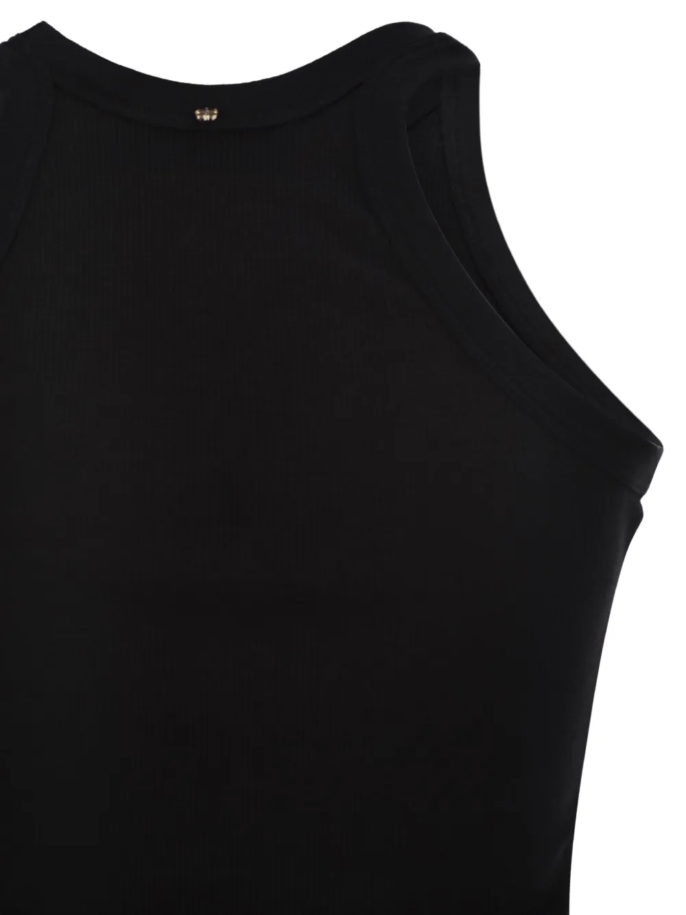 Sportmax Ribgebreide top Zwart