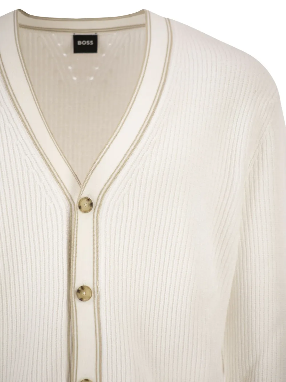 BOSS Vest met V-hals Wit