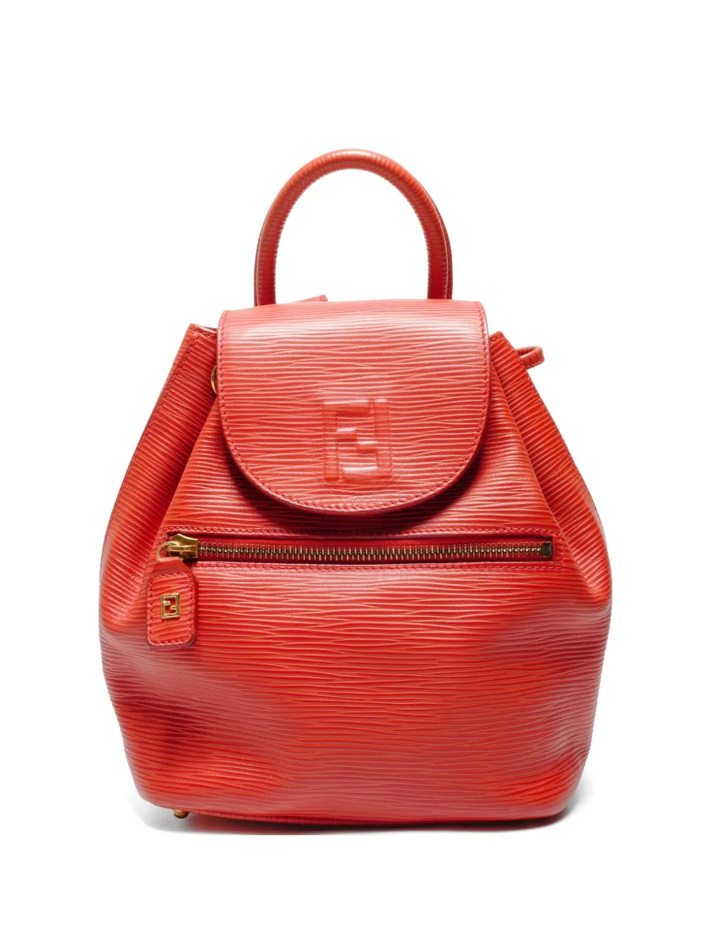 Fendi Pre-Owned 1990s leather backpack - Rosso
