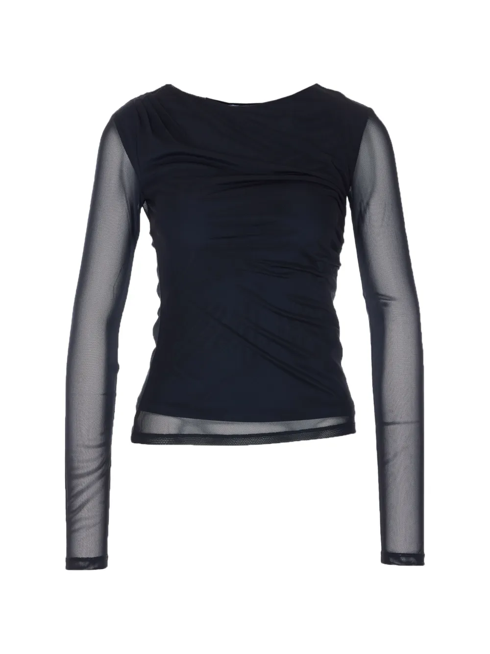 Patrizia Pepe T-shirt met lange mouwen Zwart