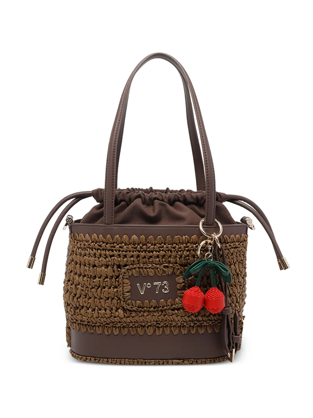 V°73 Alisya charm bucket bag - Braun