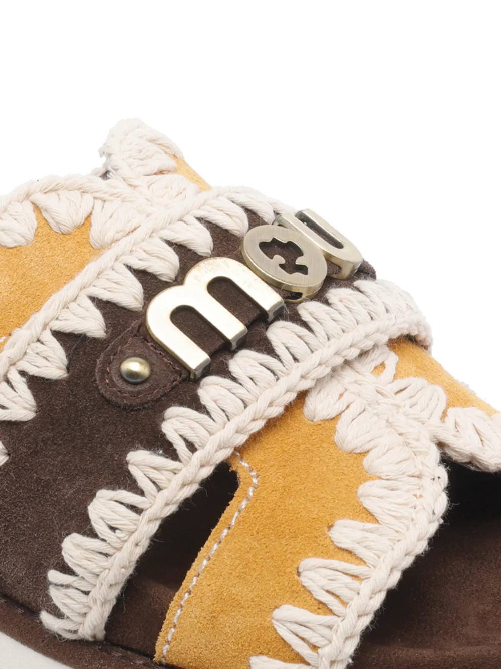 Mou Suède sandalen Bruin