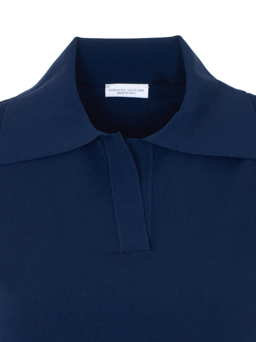 Roberto Collina T-shirt met polokraag Blauw