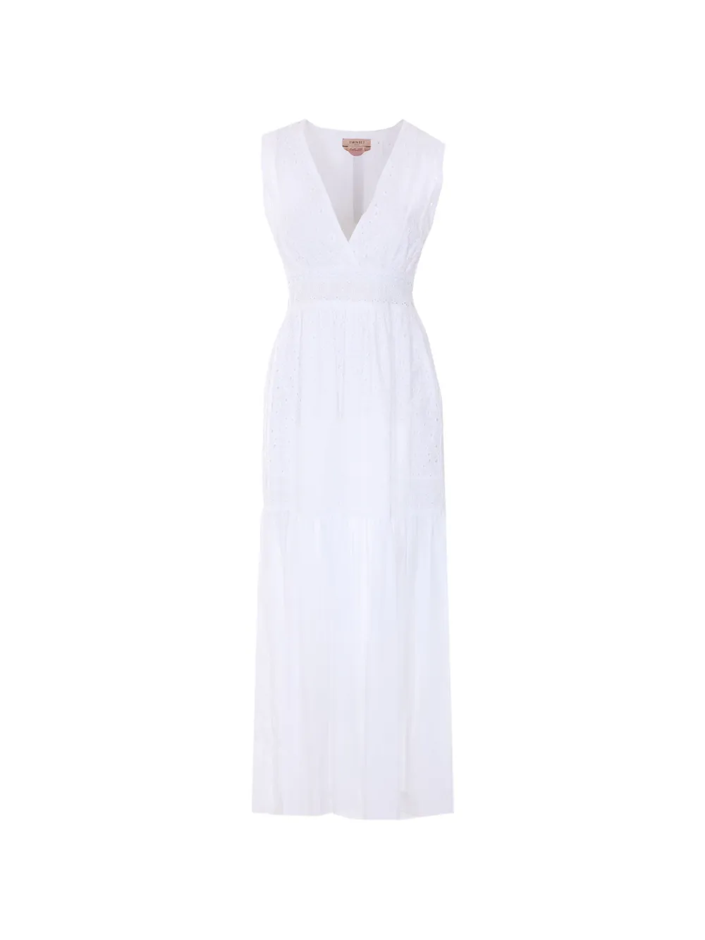TWINSET V-neck sleeveless dress - Weiß