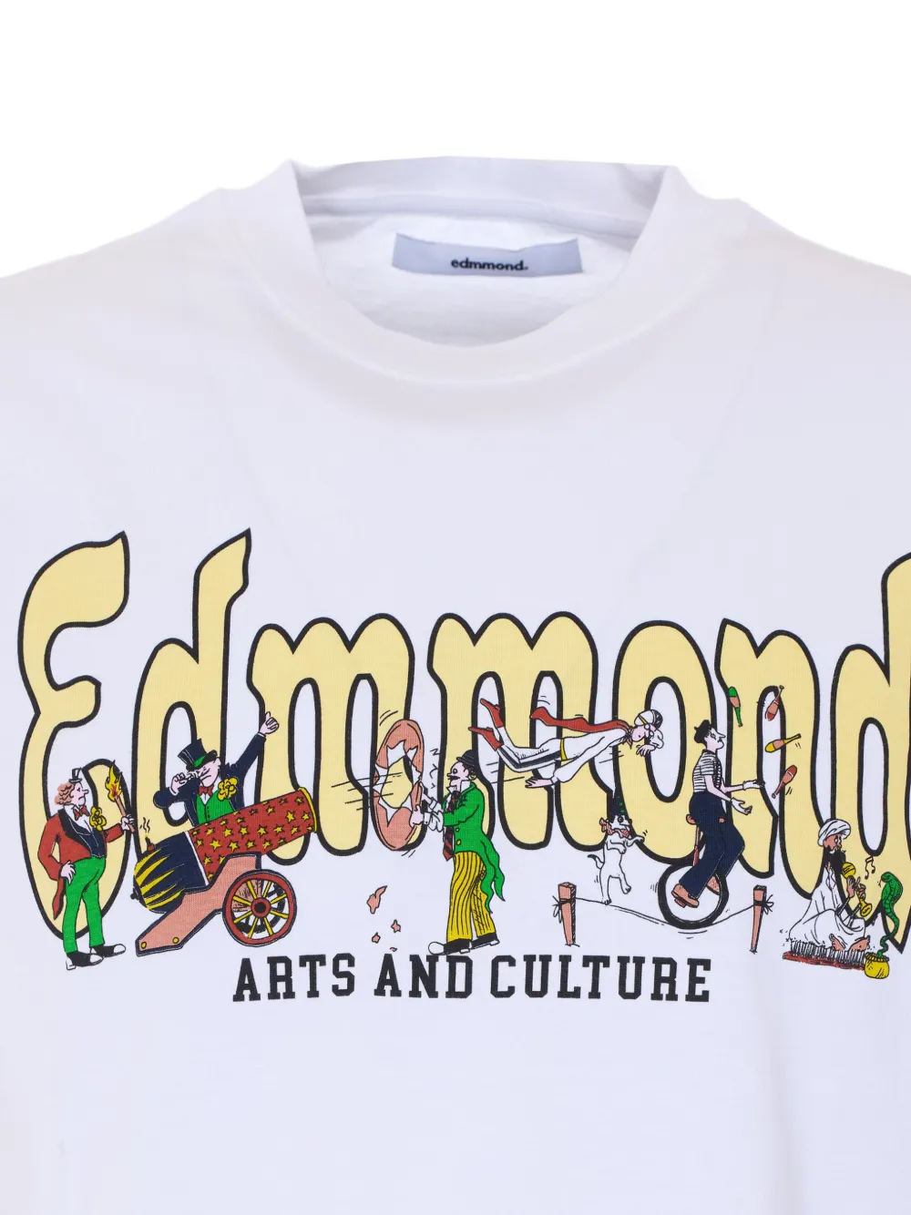 Edmmond Studios Domino T-shirt Wit