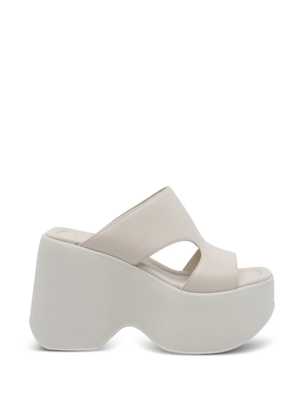 Vic Matie Plateau sandalen met plateauzool Beige