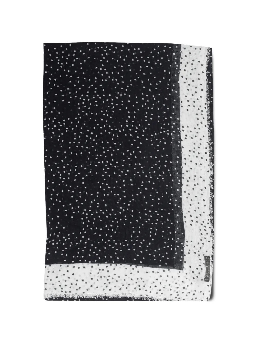 Faliero Sarti polk-dot scarf - Nero
