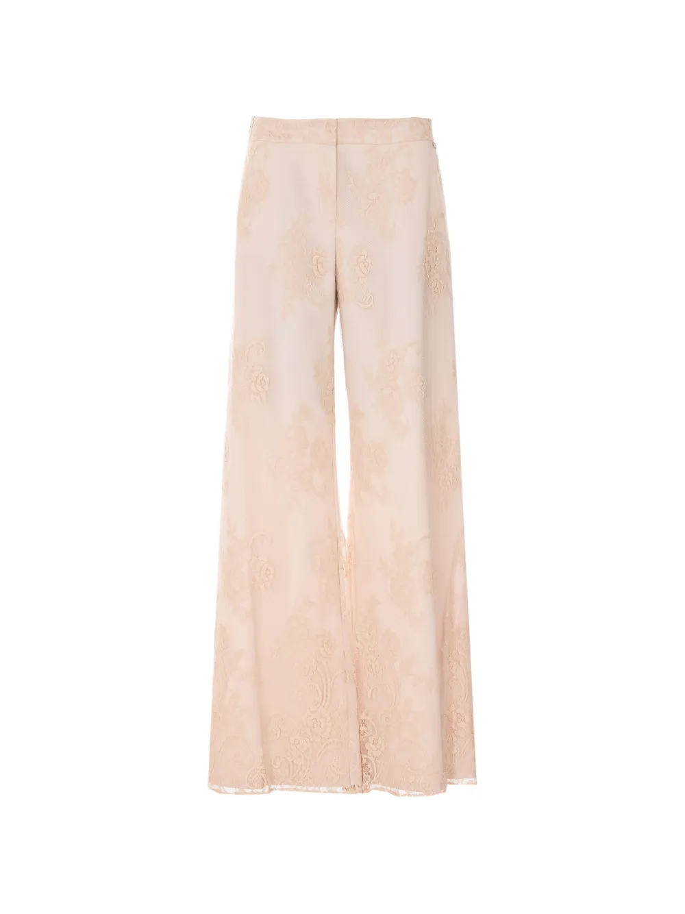 Aniye By floral-embroidered palazzo trousers - Toni neutri