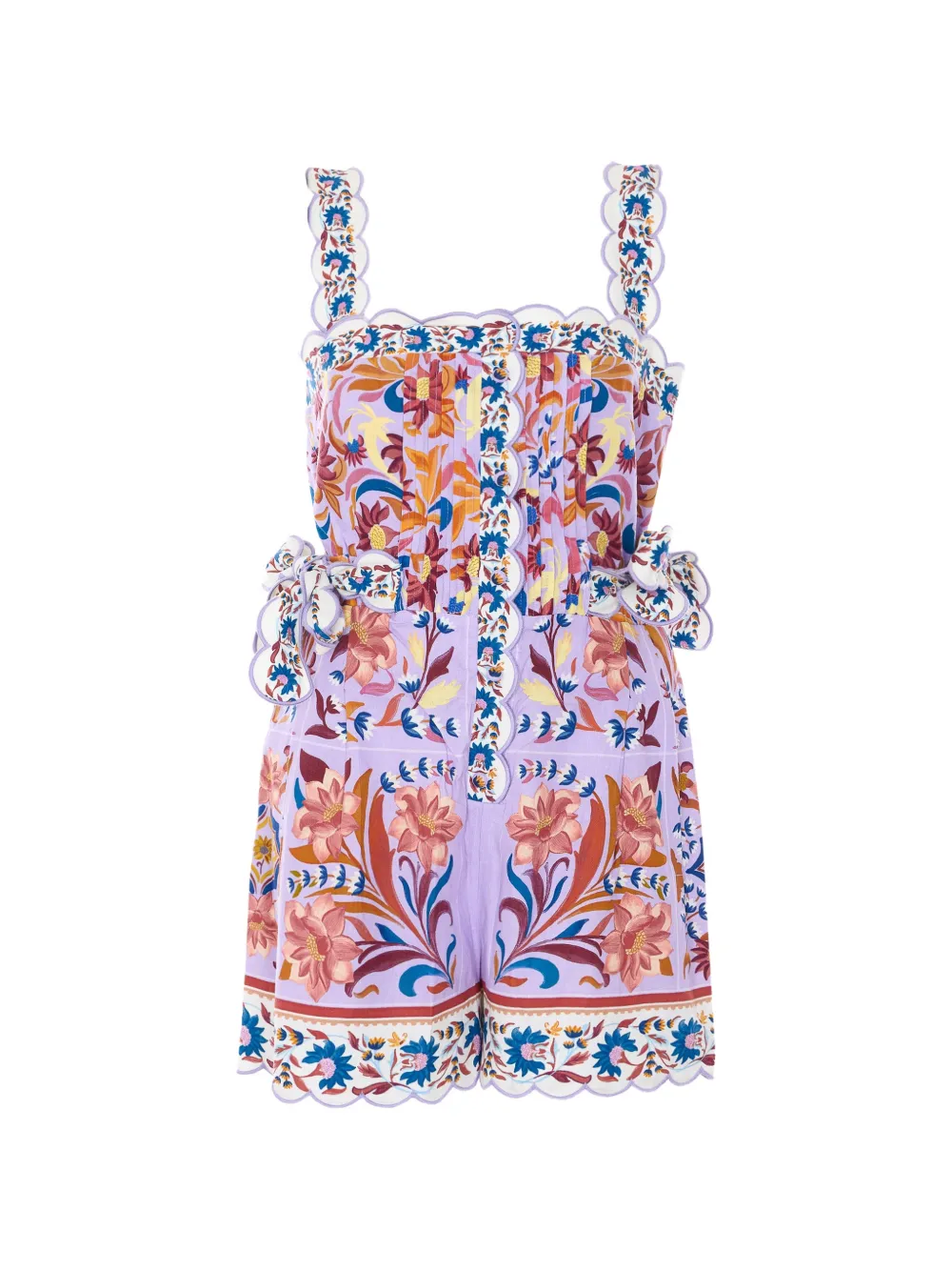 FARM Rio floral-print sleeveless mini dress - Viola