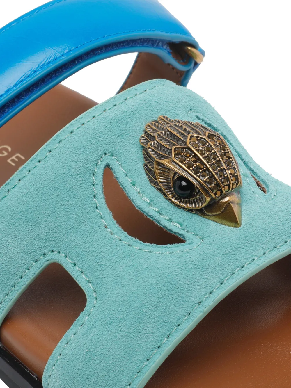 Kurt Geiger London Eagle sandalen met uitgesneden details Groen