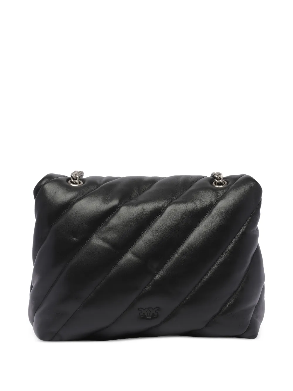 PINKO Grote Love Bag Puff grote gewatteerde schoudertas Zwart