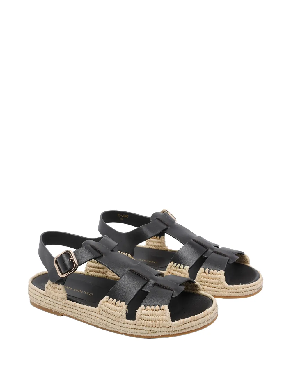 Paloma Barceló Yuka Calidis sandalen Zwart