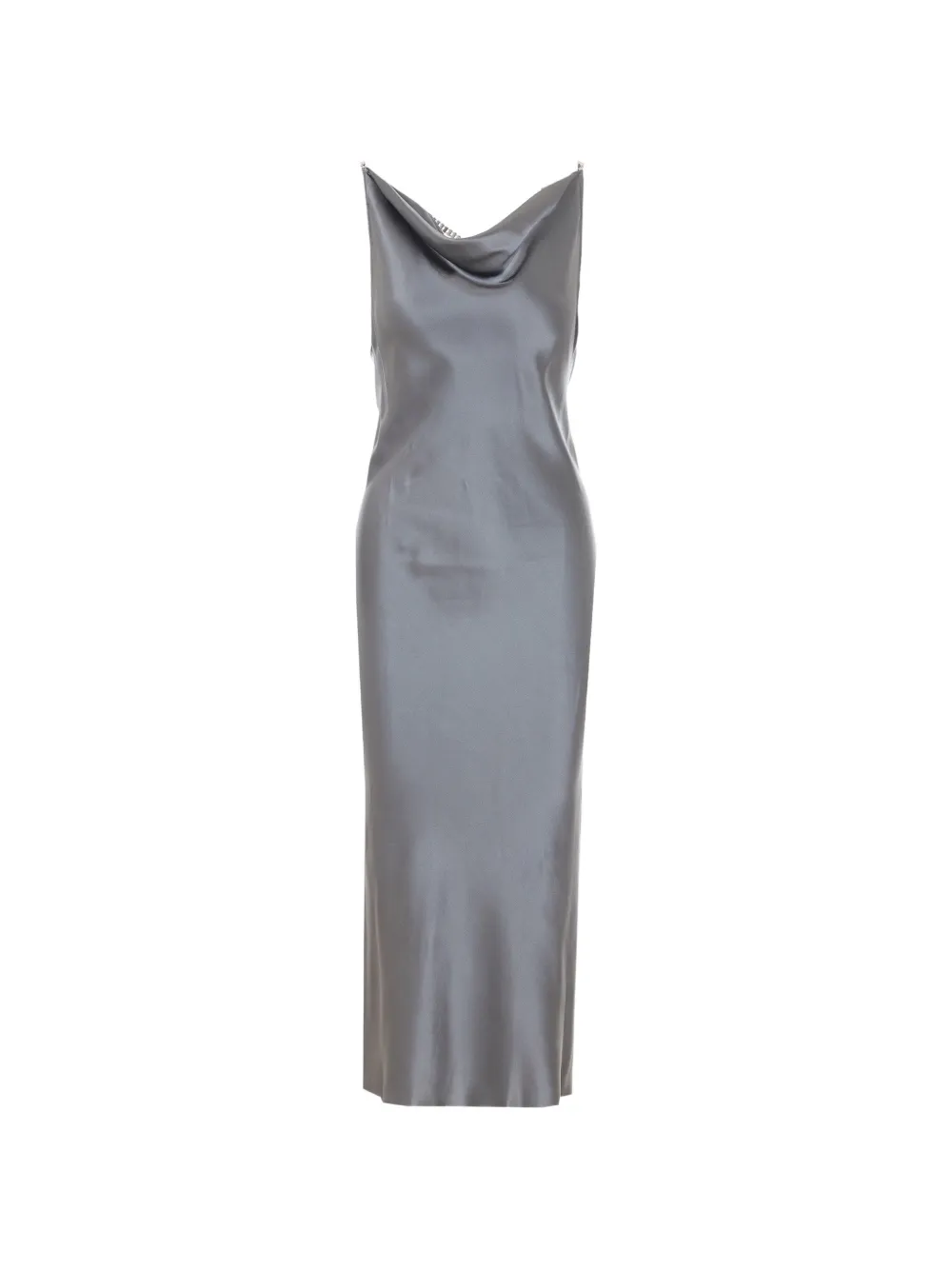 Patrizia Pepe silk midi dress - Grigio