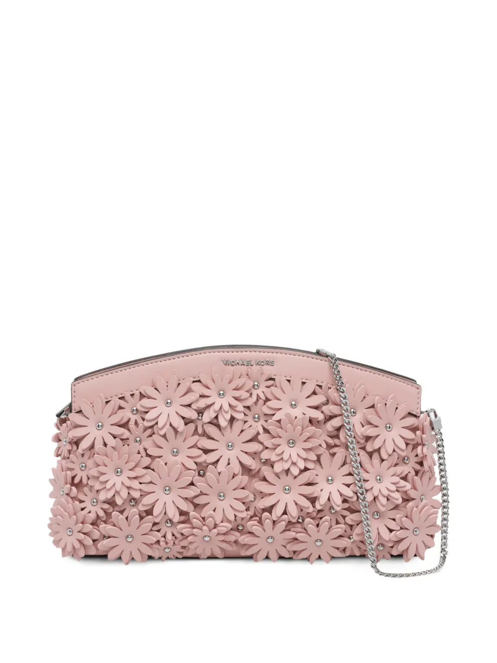 Michael Kors Athena schoudertas met bloemenpatch Roze