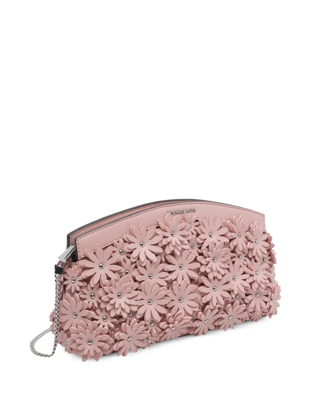Michael Kors Athena schoudertas met bloemenpatch Roze