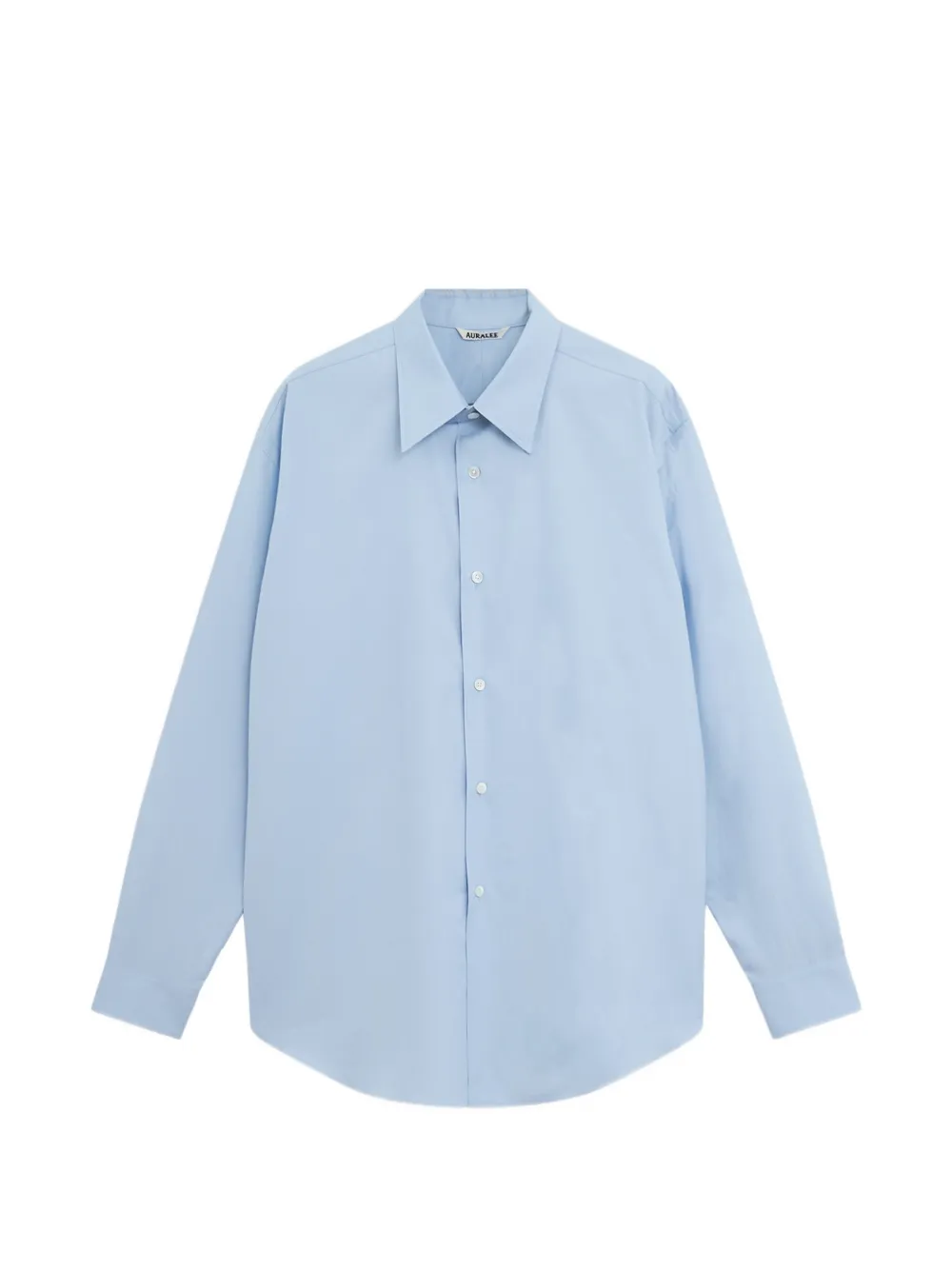 Auralee long-sleeve buttoned shirt - Blu