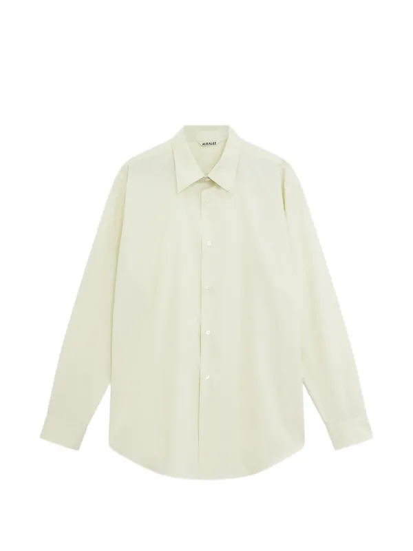 Auralee Long-sleeve Buttoned Shirt in Neutrals