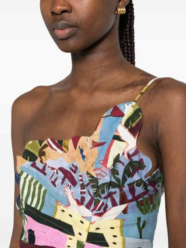 farm rio printed shirt dress New women's XXS Farm Rio x Anthropologie printed maxi shirt dress